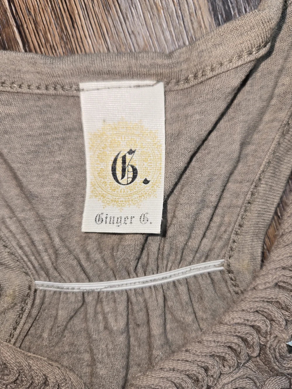 Ginger G sleeveless tank